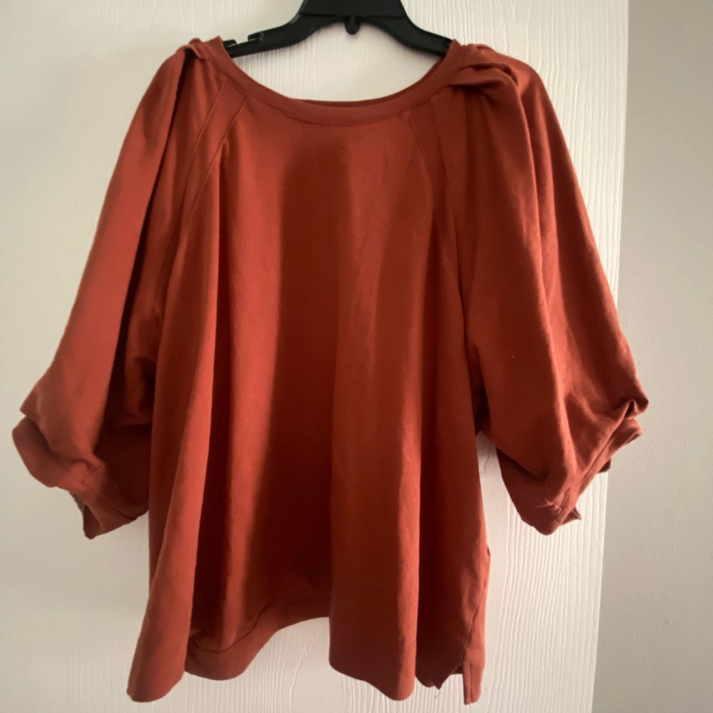 Gibson Latimer Terracotta Blouse